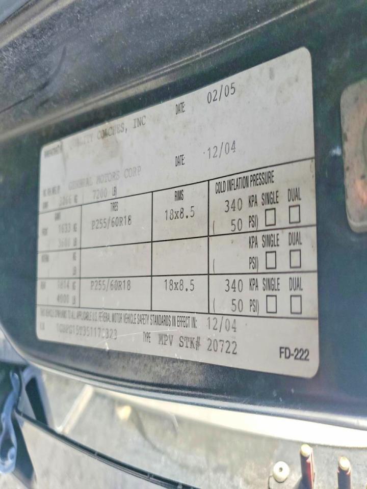 2005 CHEVROLET Express 1500