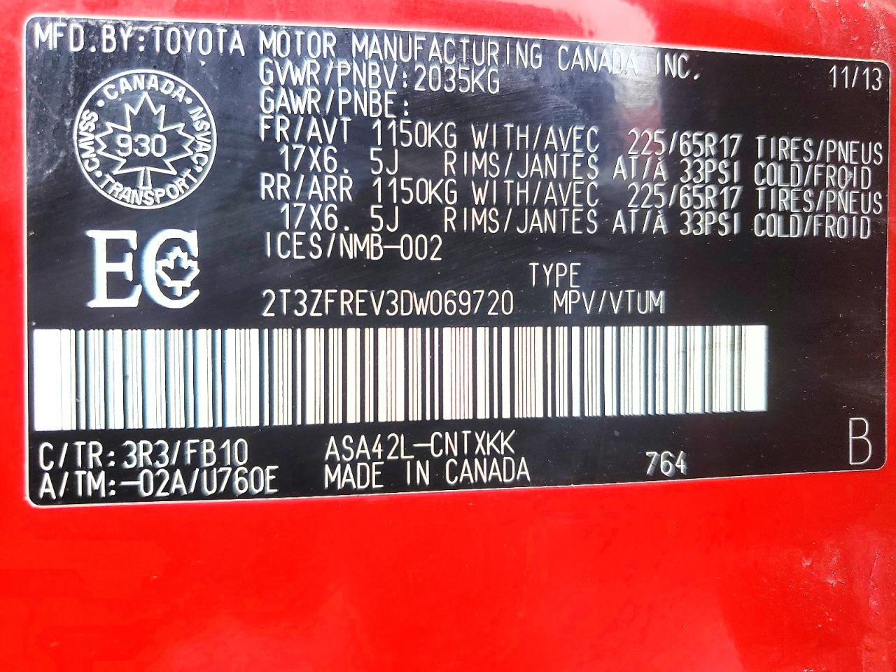 2013 TOYOTA RAV4