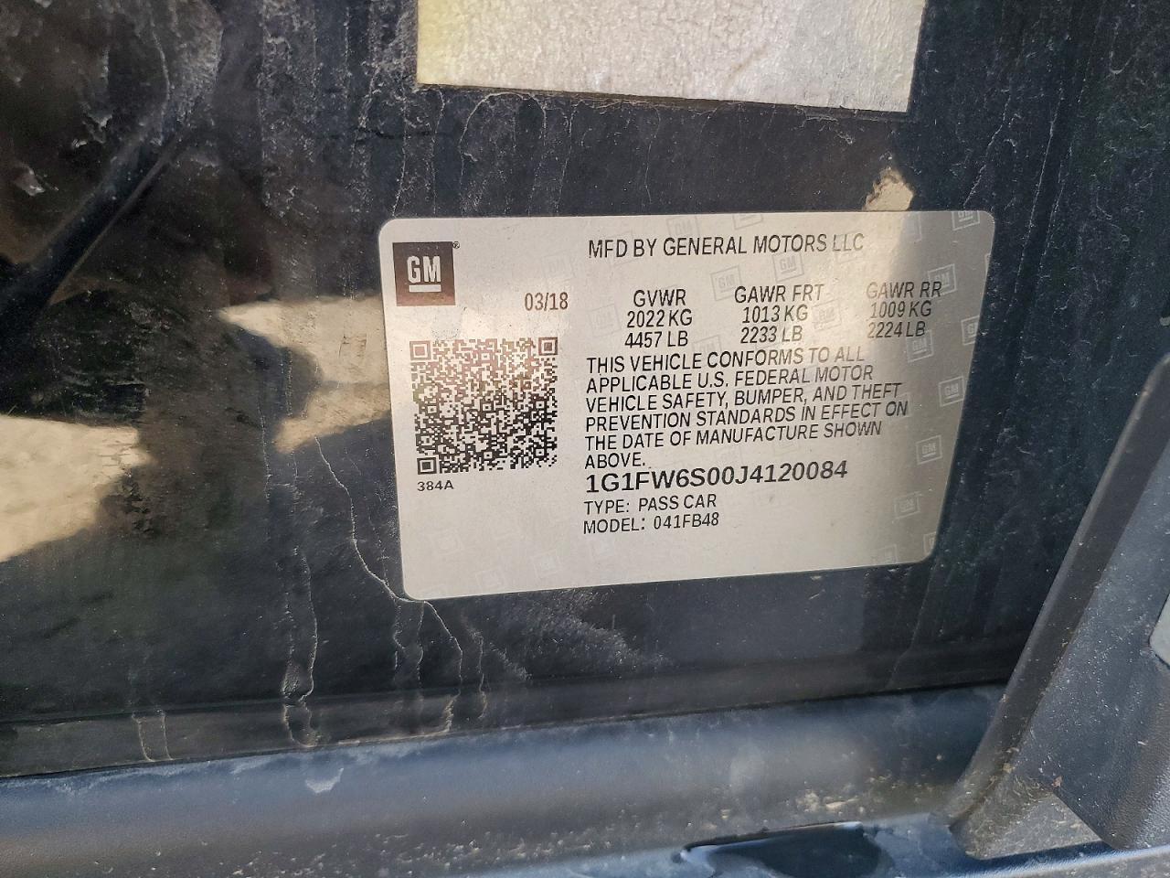 2018 CHEVROLET Bolt EV