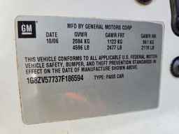 2007 SATURN Aura