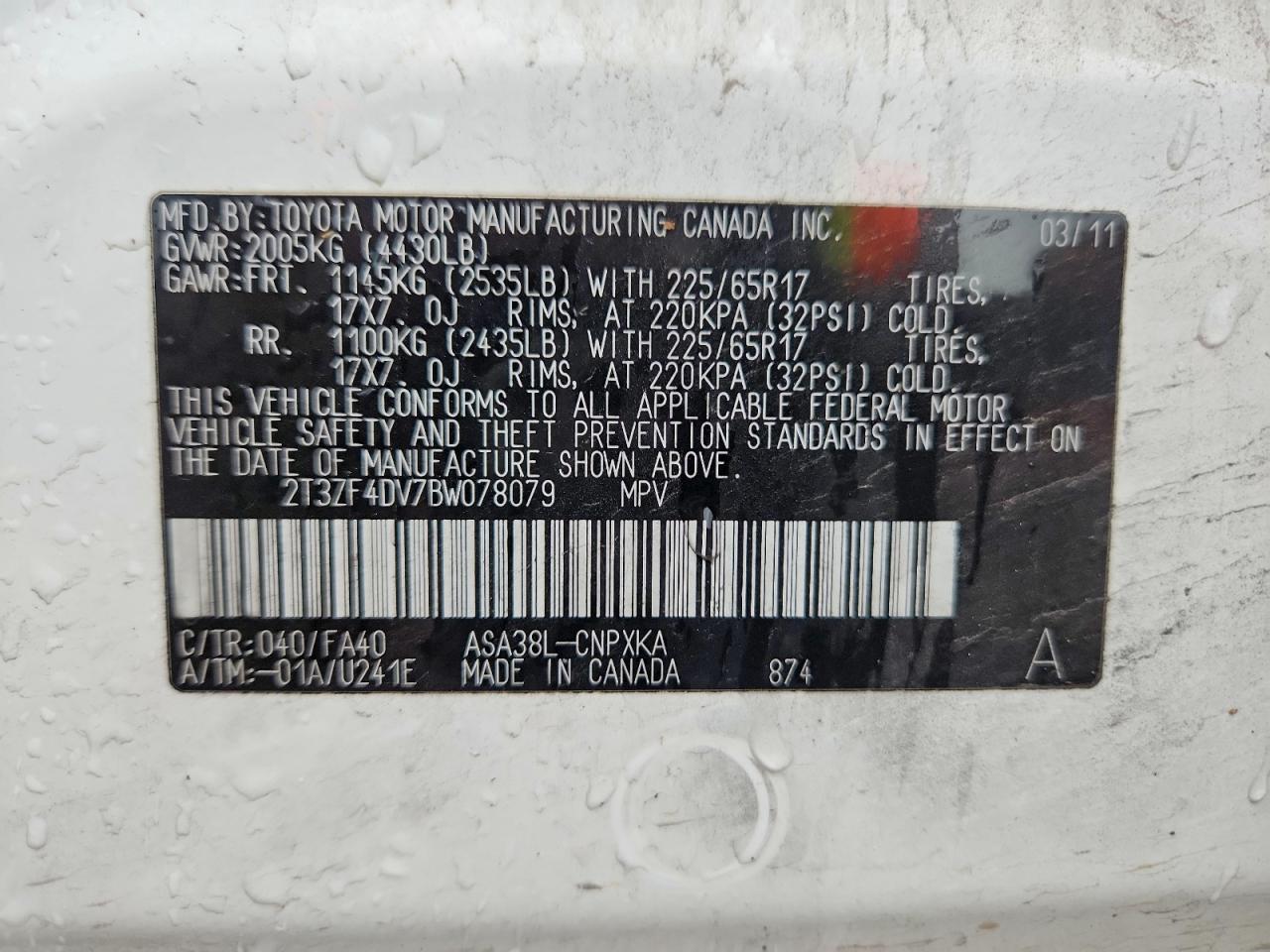 2011 TOYOTA RAV4