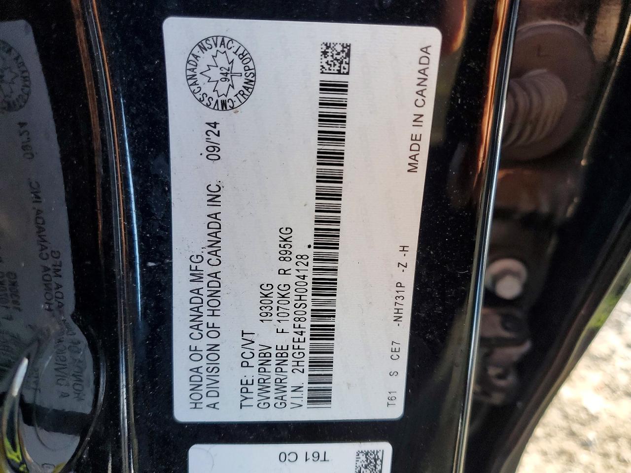 2025 HONDA CIVIC