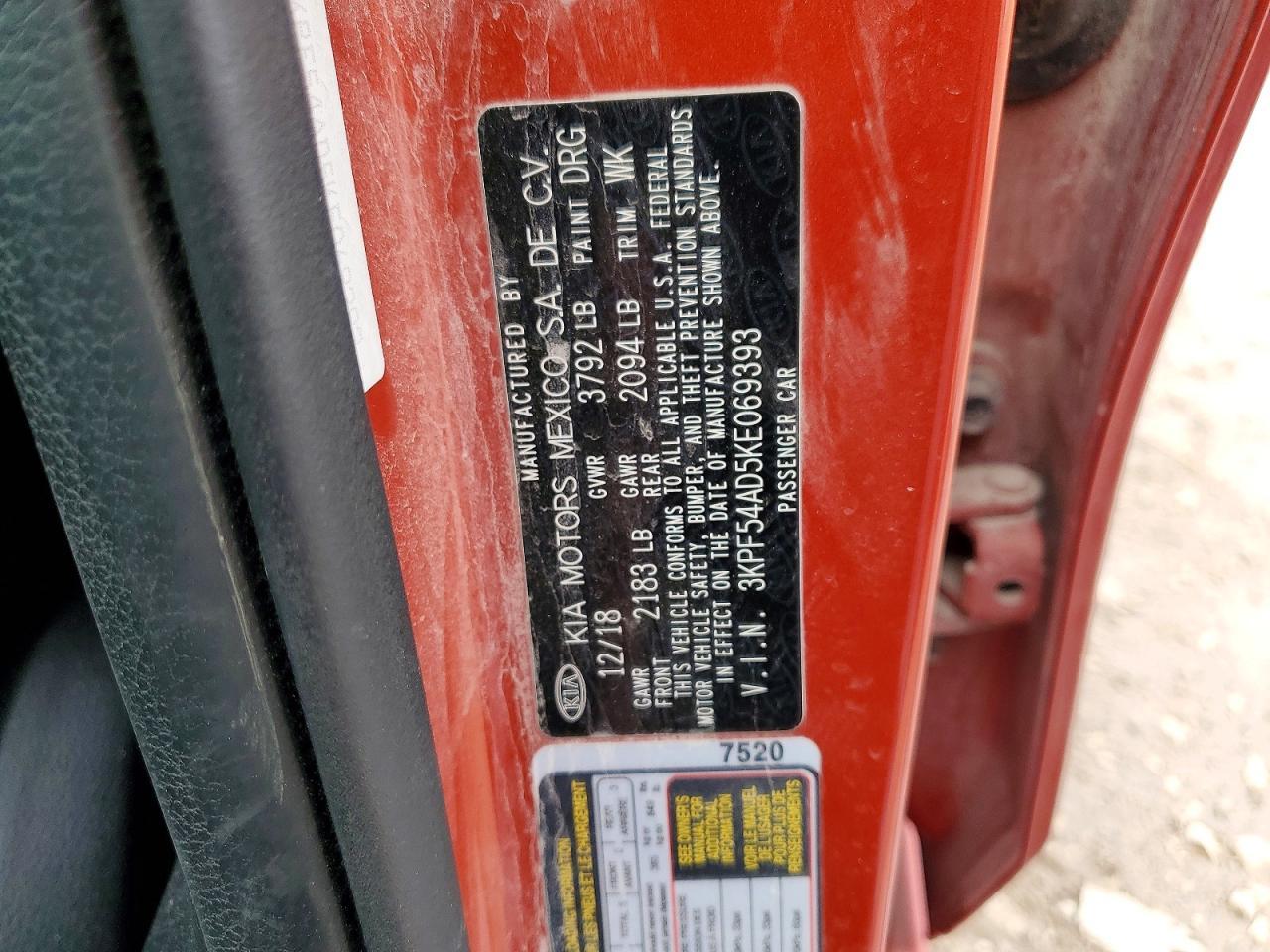 2019 KIA FORTE