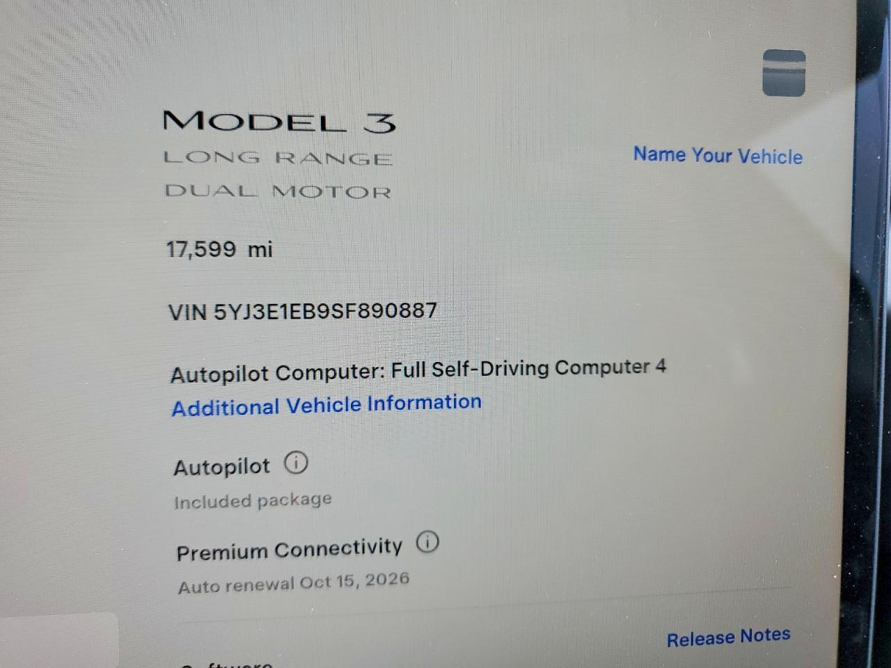 2025 TESLA MODEL 3