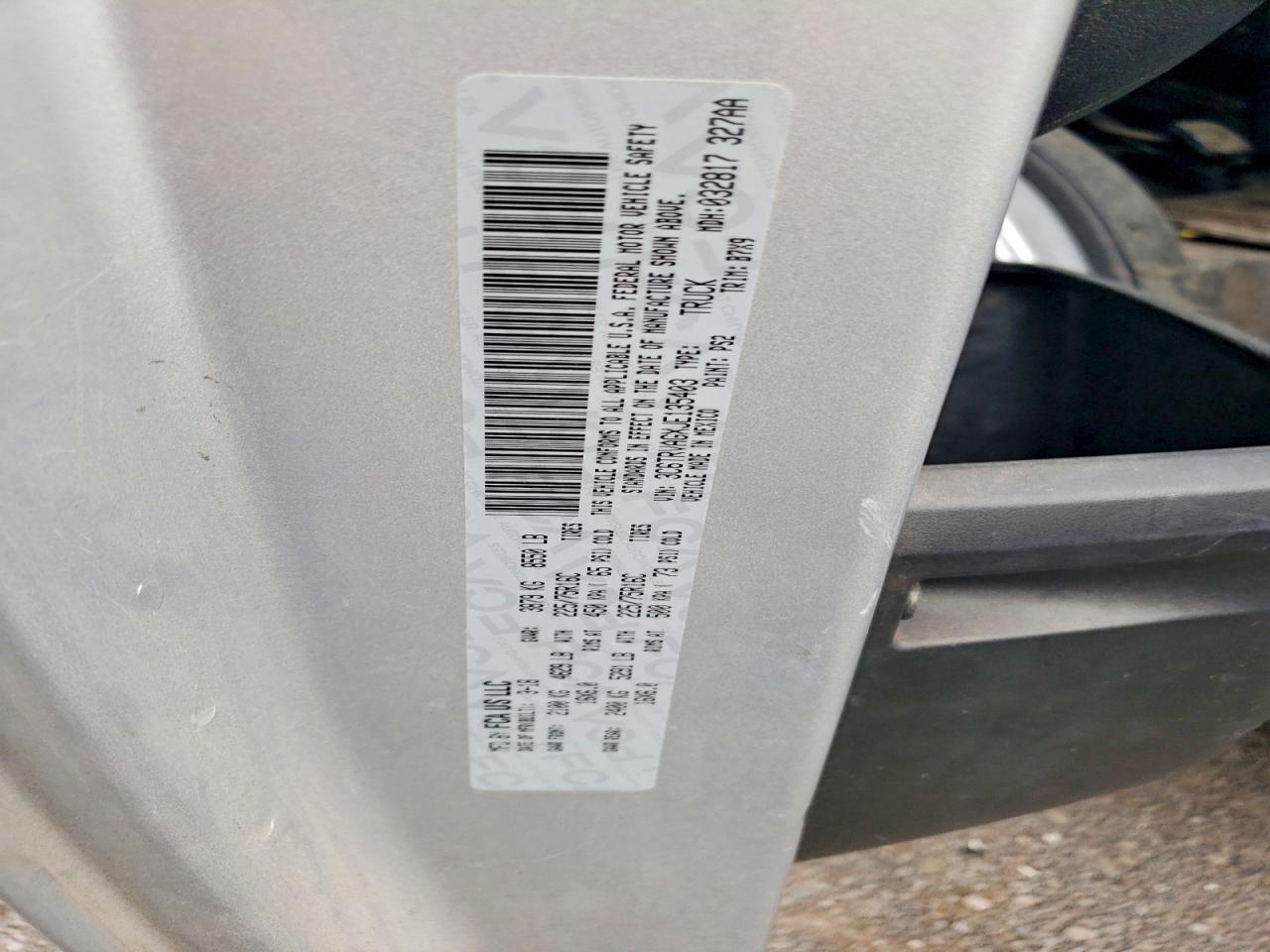 2018 RAM Pro Master 1500