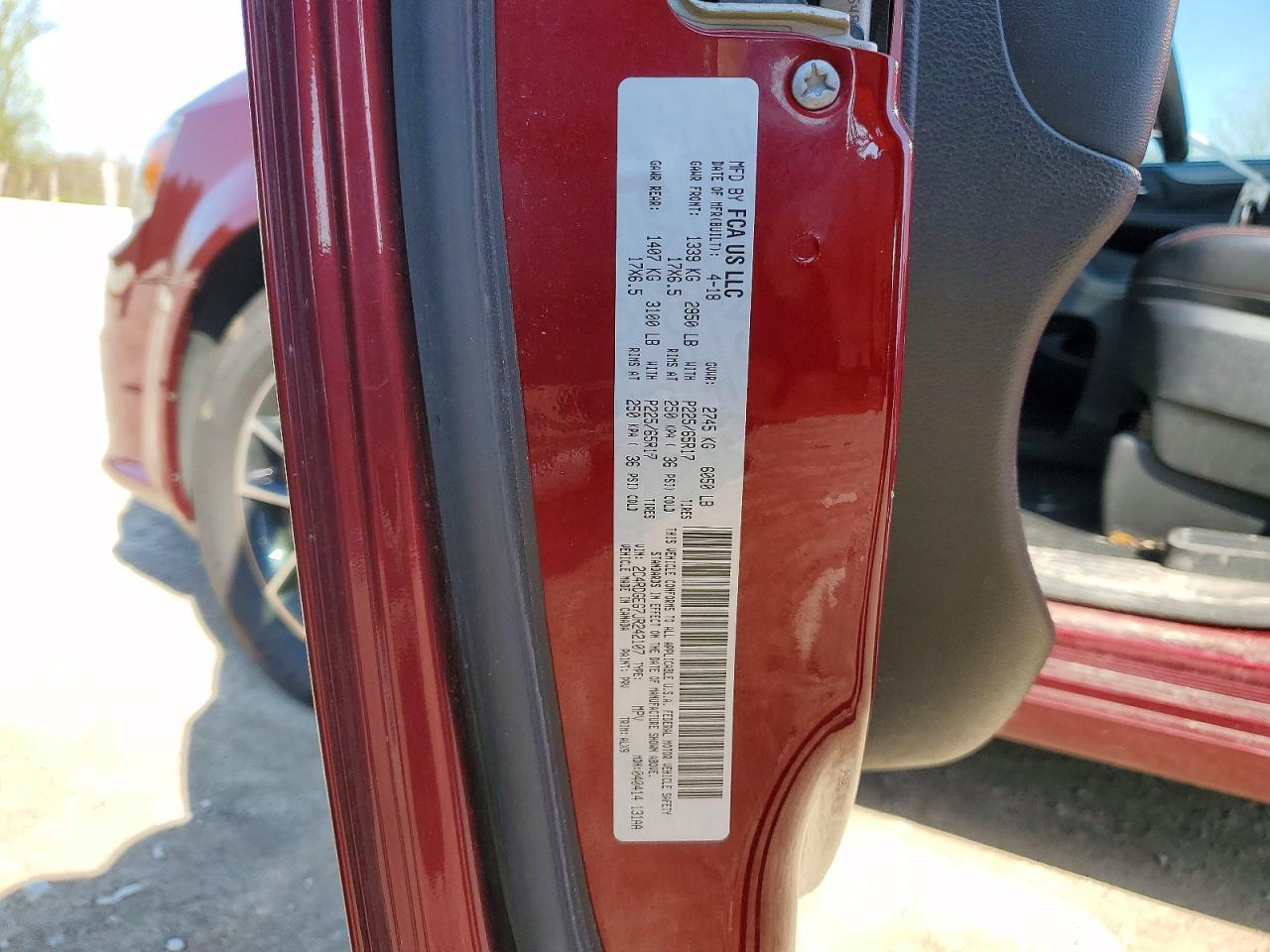 2018 DODGE GRAND CARAVAN