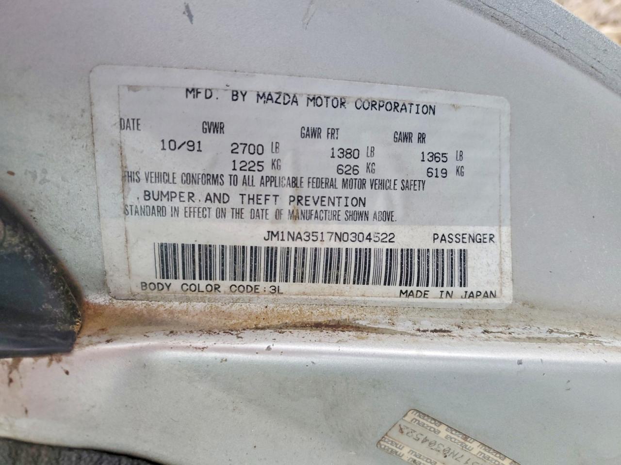 1992 MAZDA MX-5 Miata