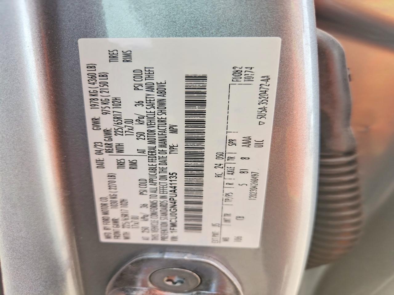 2023 FORD ESCAPE