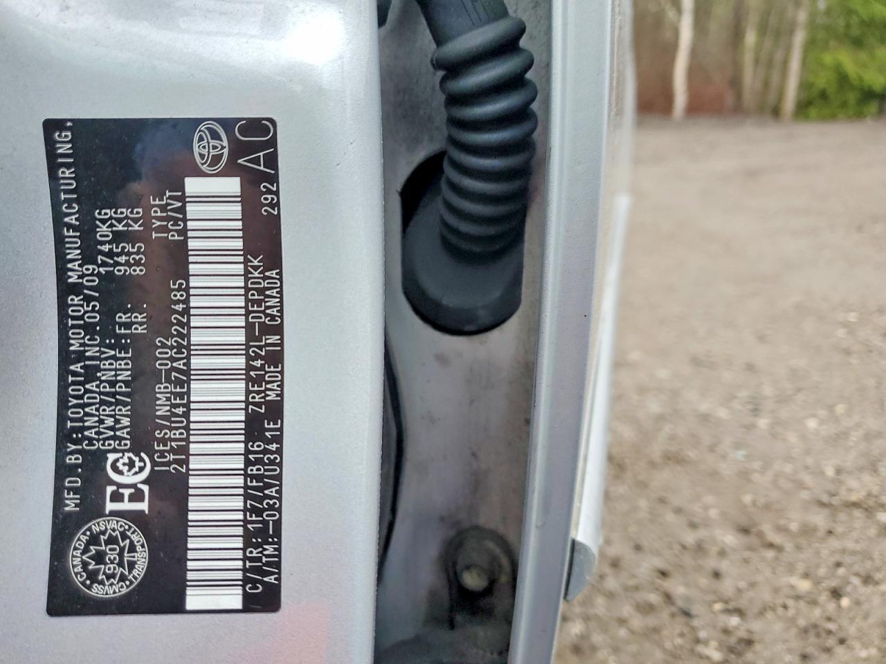 2010 TOYOTA COROLLA