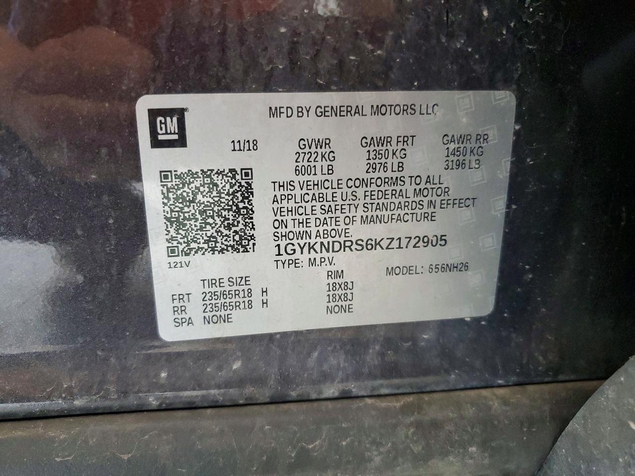 2019 CADILLAC XT5