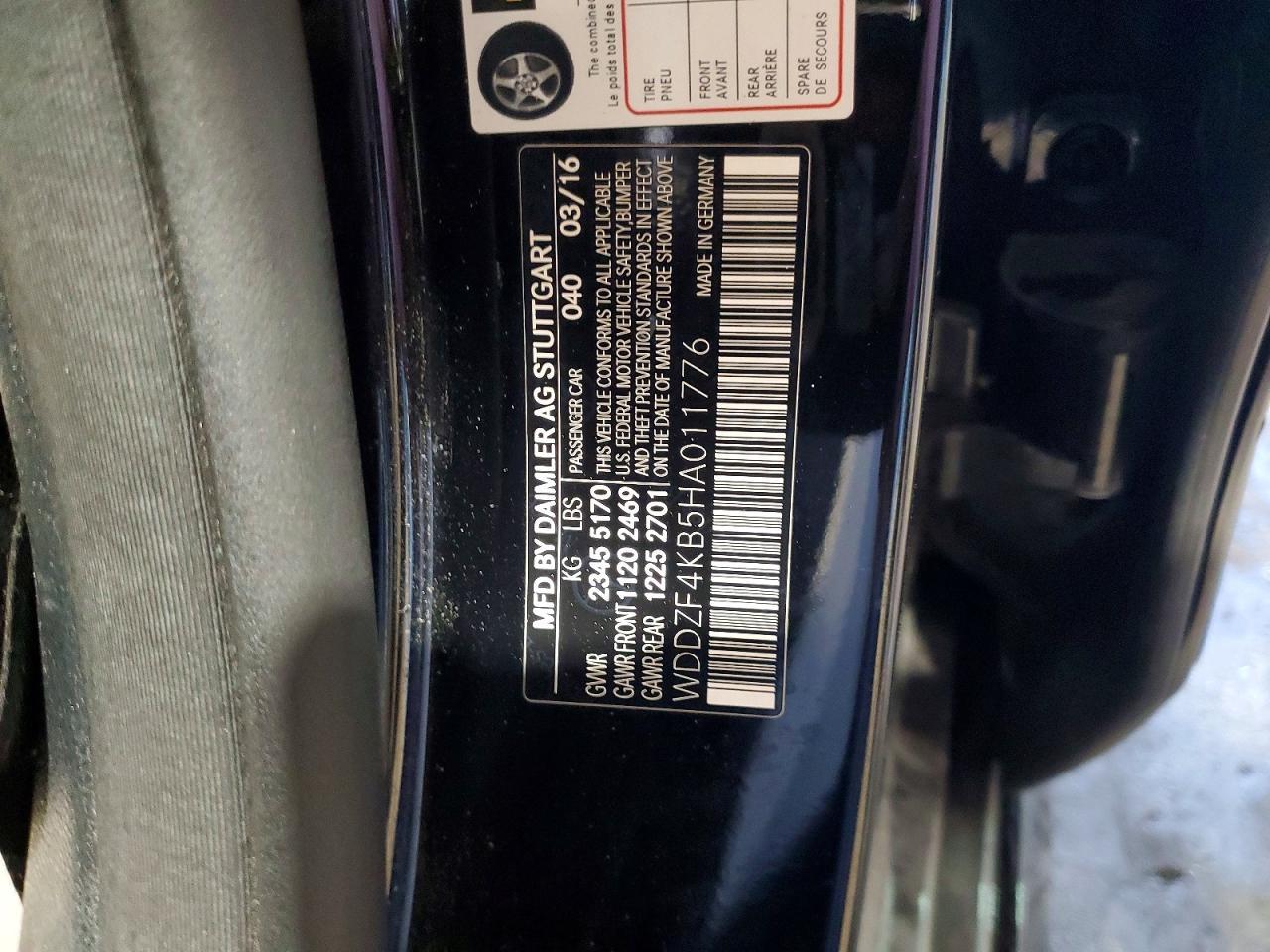 2017 MERCEDES-BENZ E-Class