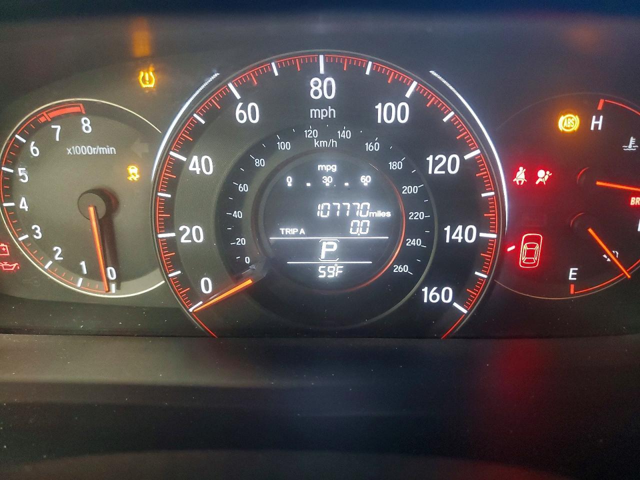 2017 HONDA ACCORD