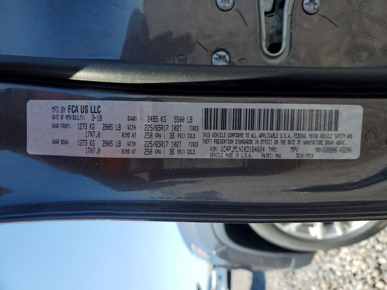 2019 JEEP CHEROKEE