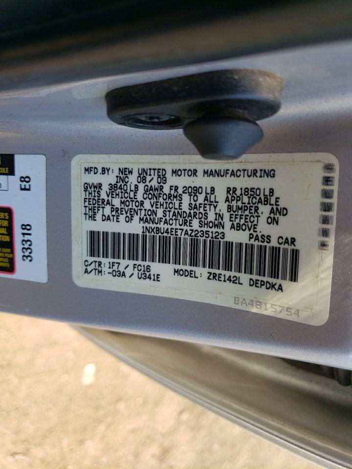 2010 TOYOTA COROLLA