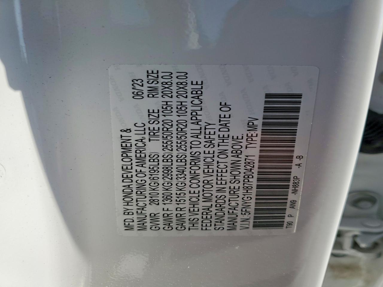 2023 HONDA PILOT