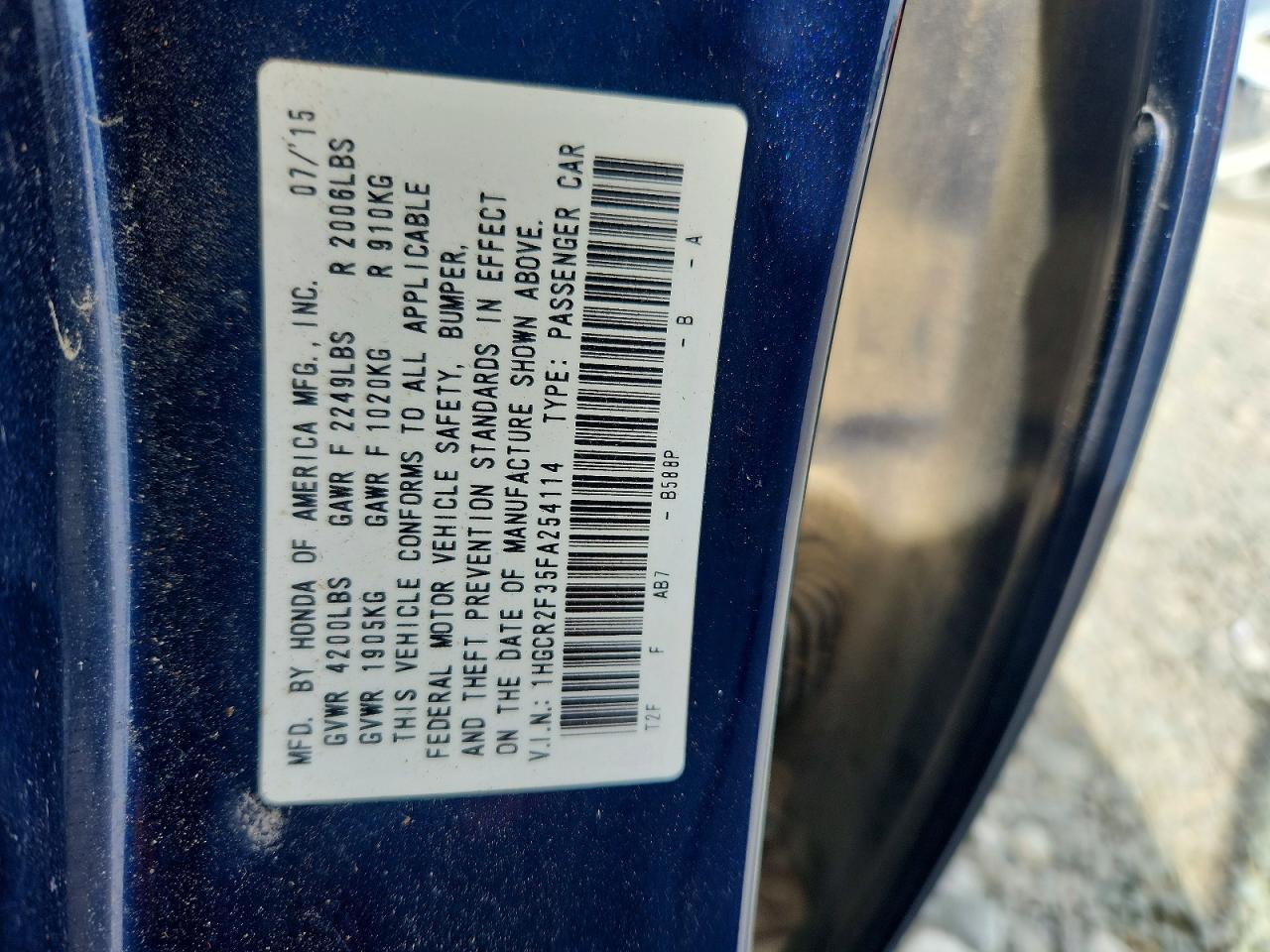2015 HONDA ACCORD