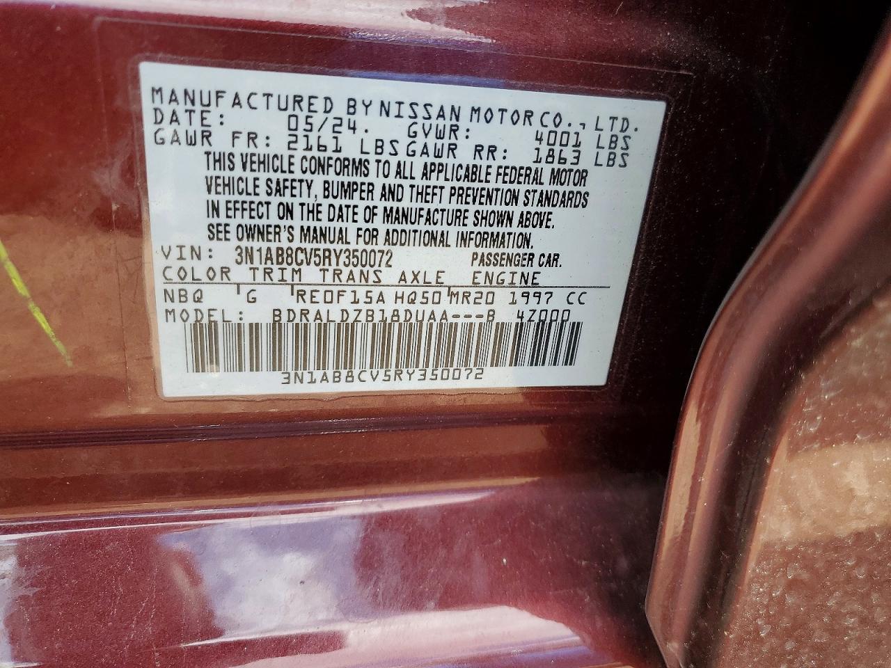 2024 NISSAN SENTRA
