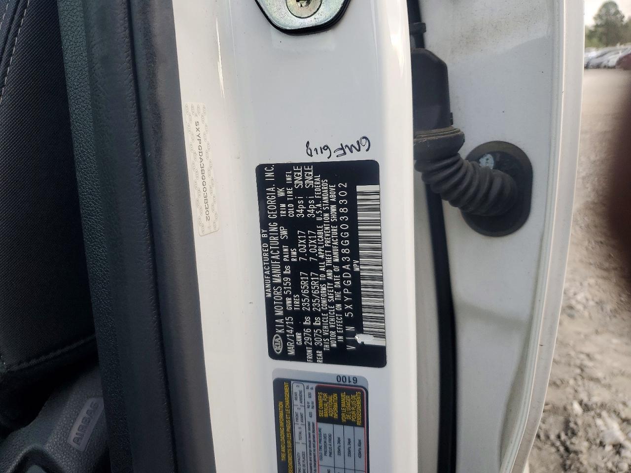 2016 KIA SORENTO