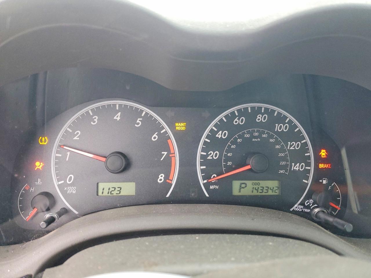 2009 TOYOTA COROLLA