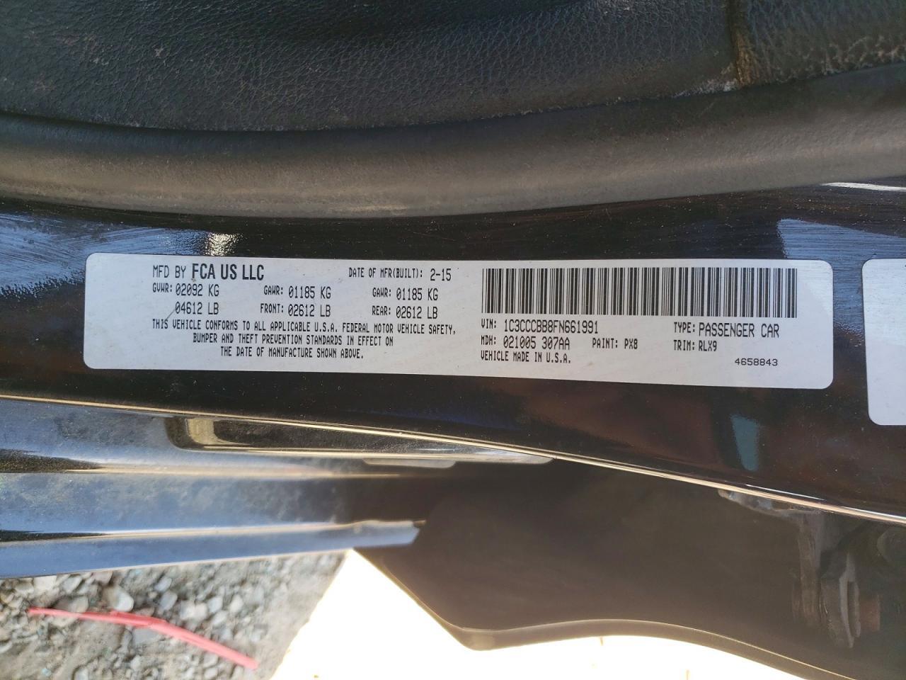 2015 CHRYSLER 200