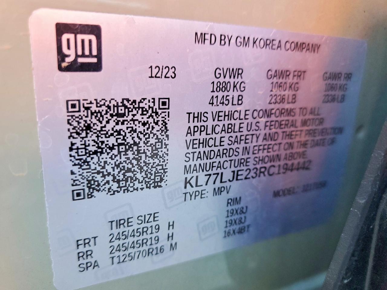 2024 CHEVROLET TRAX