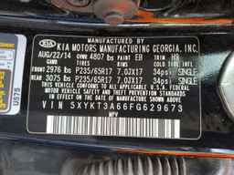2015 KIA SORENTO