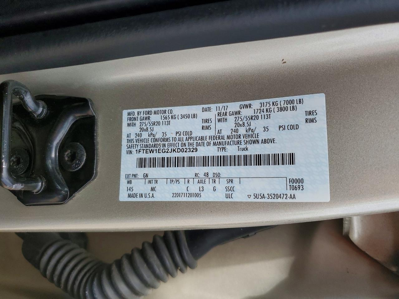 2018 FORD F-150 Lightning