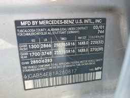 2001 MERCEDES-BENZ ML-Class