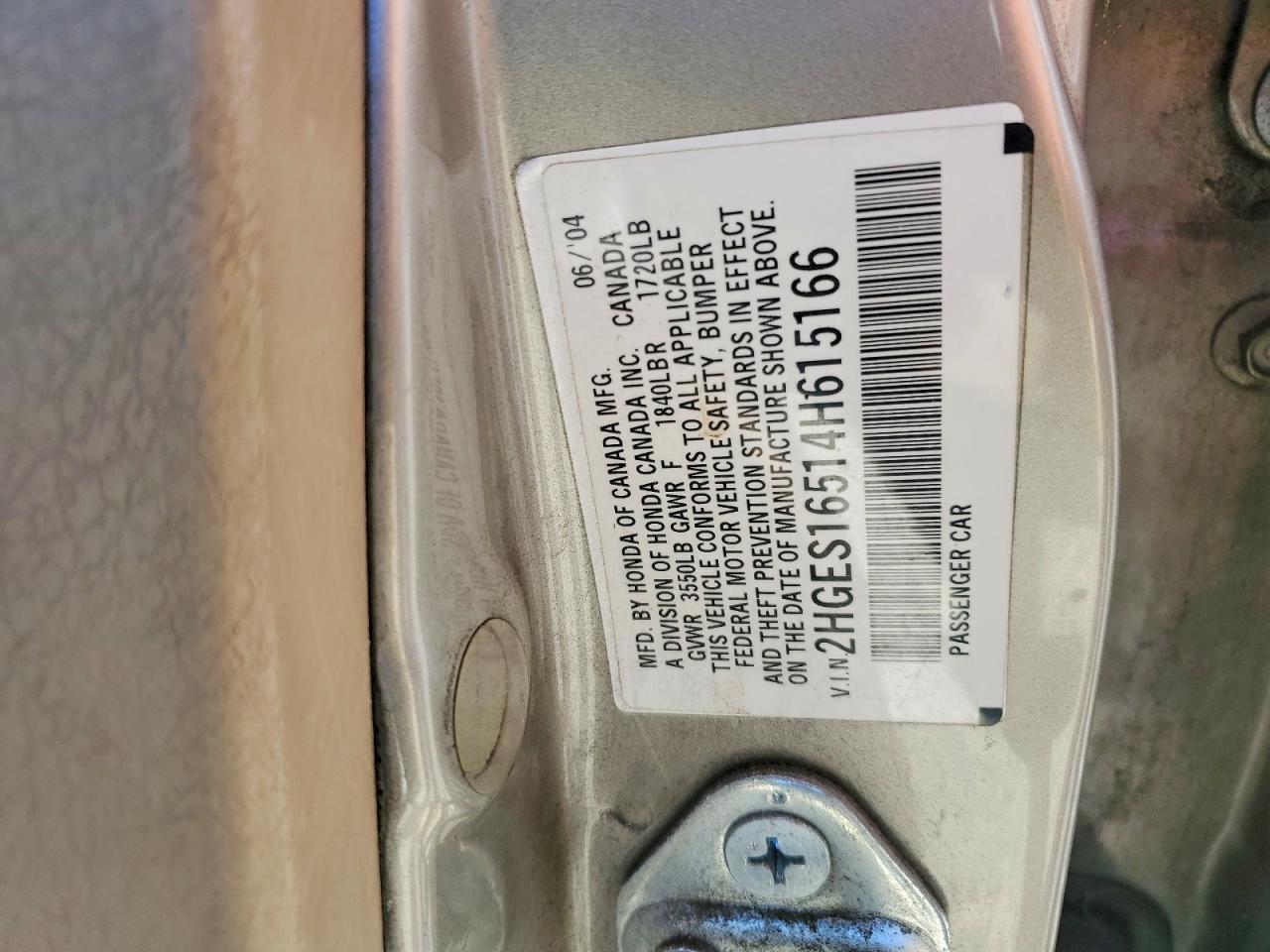 2004 HONDA CIVIC