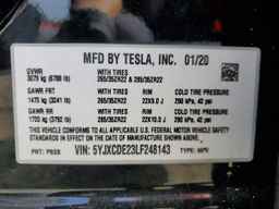2020 TESLA MODEL X