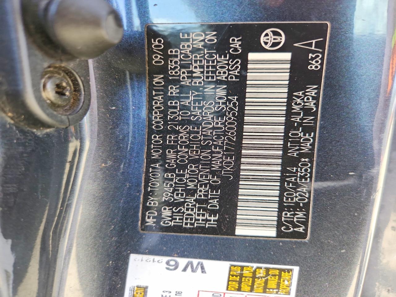 2006 SCION TC