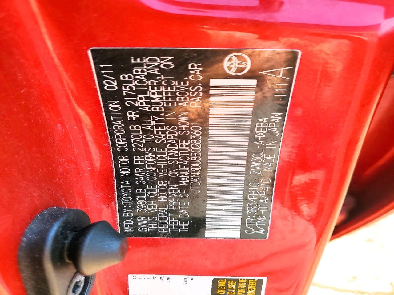 2011 TOYOTA PRIUS