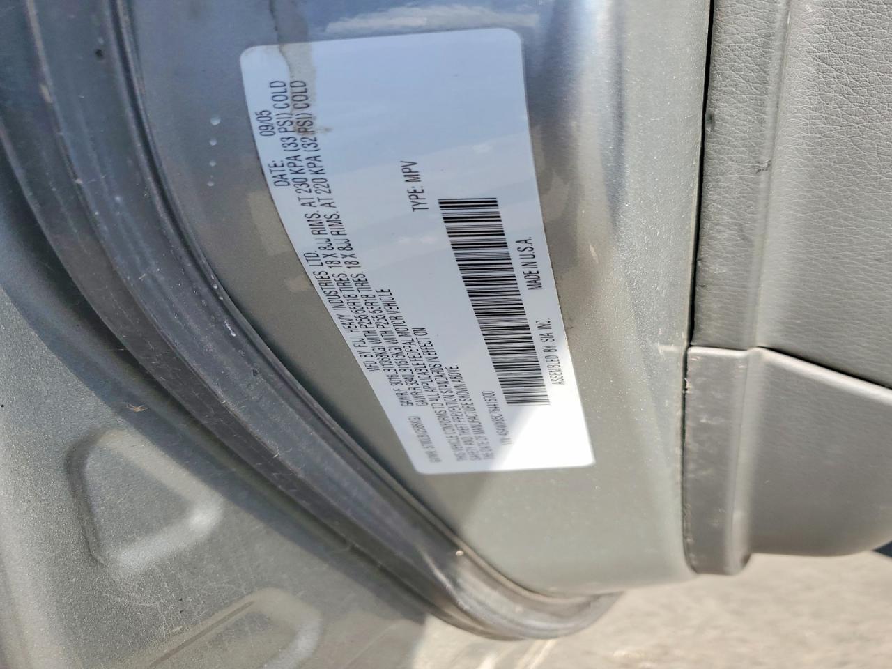 2006 SUBARU B9 Tribeca