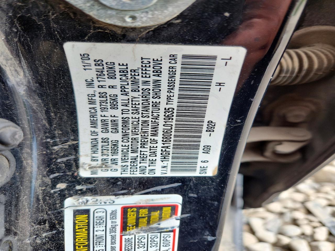 2006 HONDA CIVIC