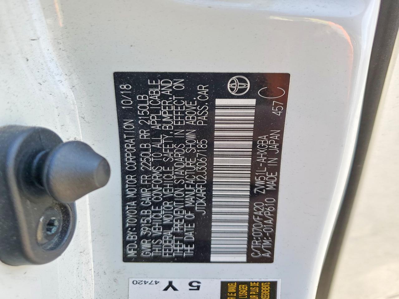 2018 TOYOTA PRIUS