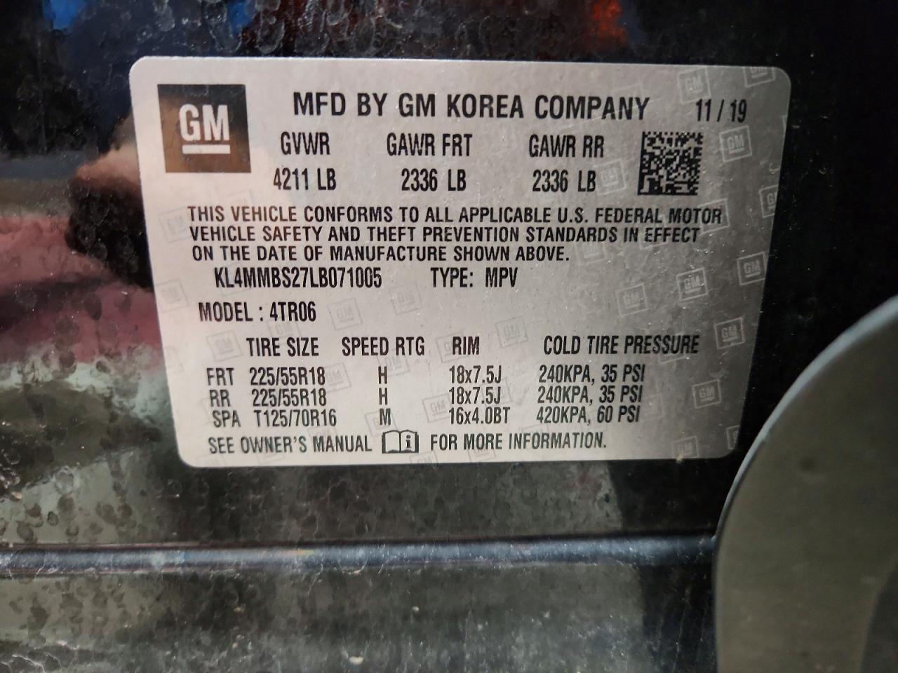 2020 BUICK Encore GX
