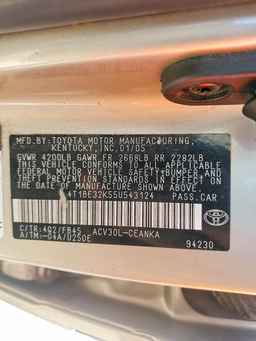 2005 TOYOTA CAMRY