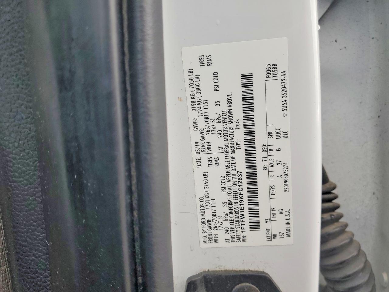 2019 FORD F-150 Lightning