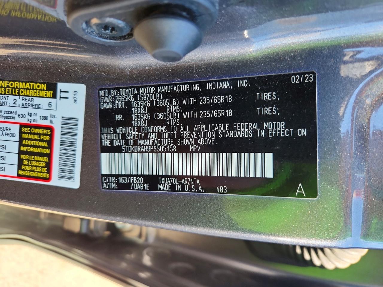 2023 TOYOTA HIGHLANDER