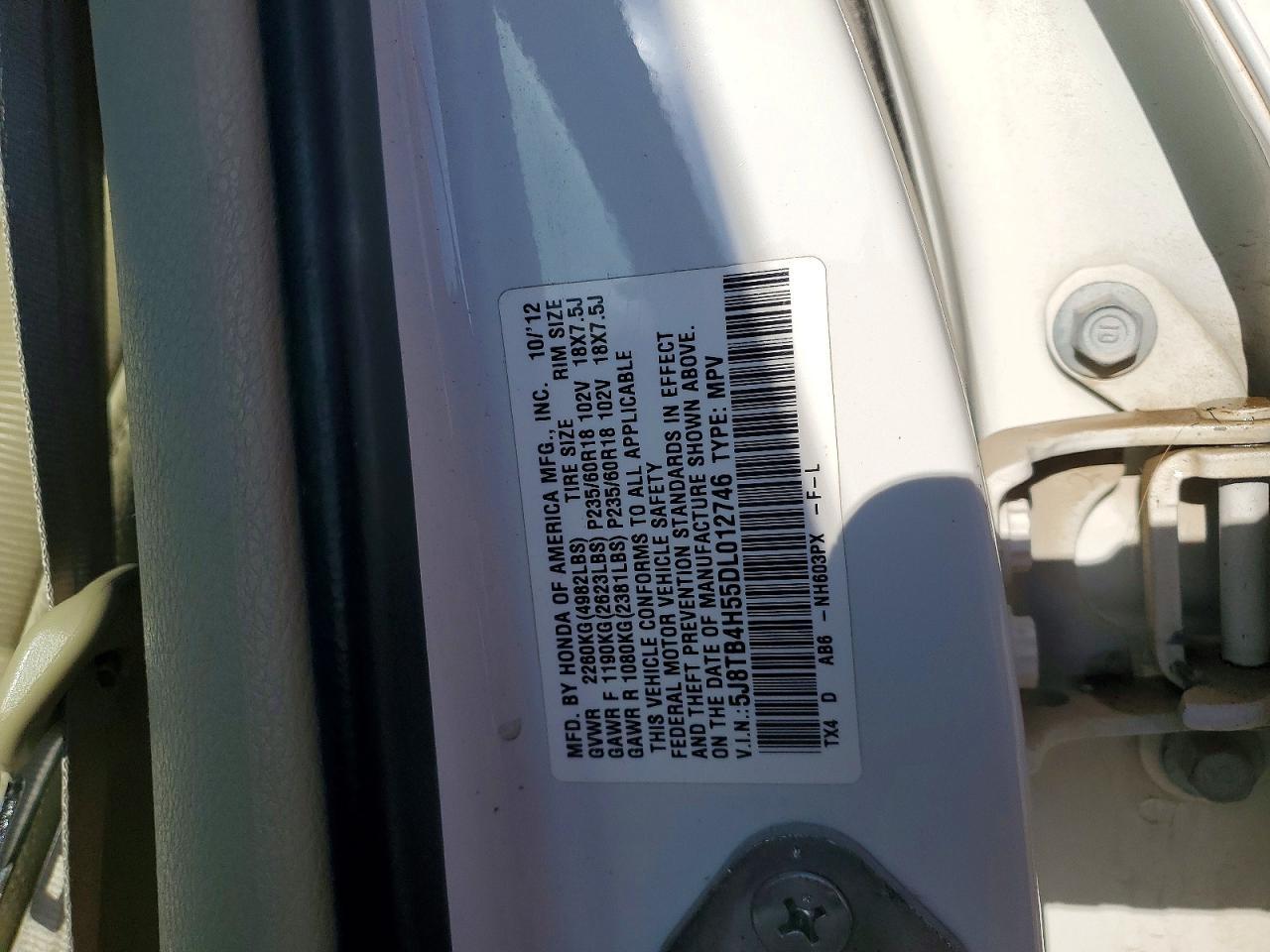2013 ACURA RDX