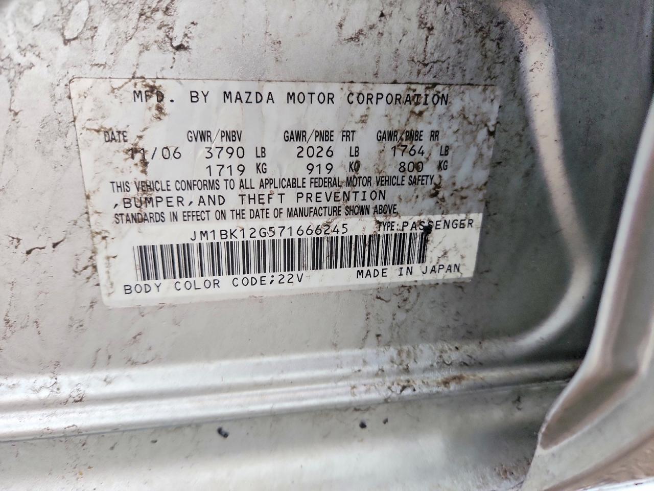 2007 MAZDA 3