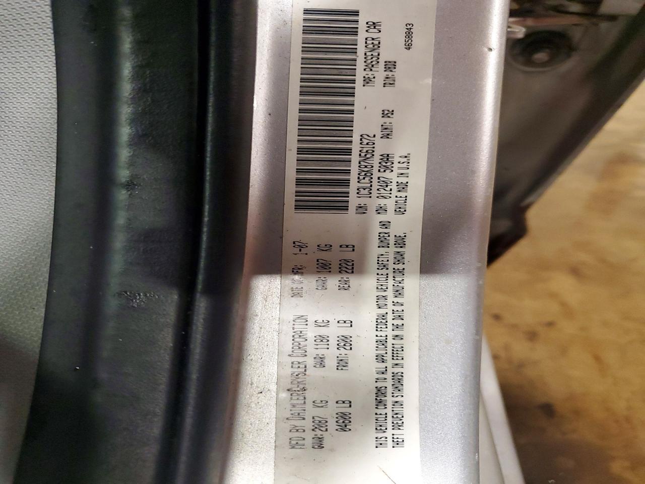 2007 CHRYSLER Sebring