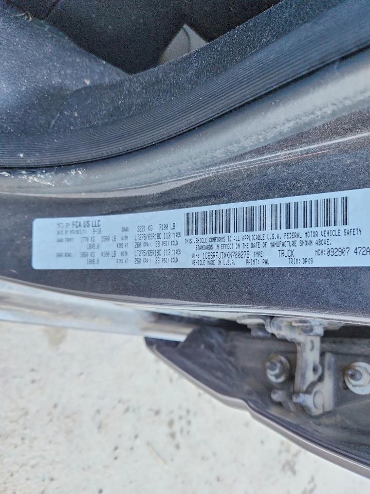 2019 RAM 1500