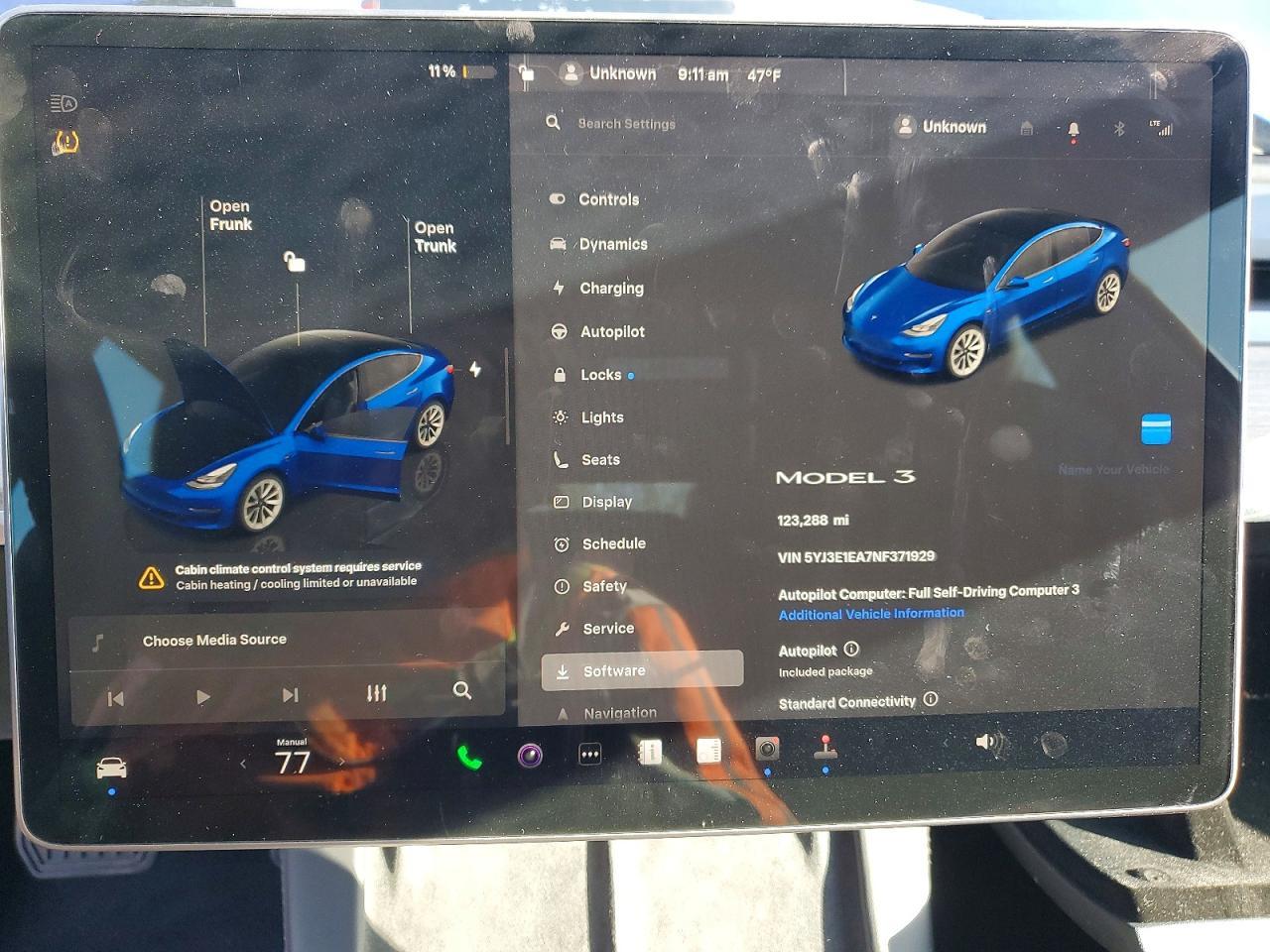 2022 TESLA MODEL 3