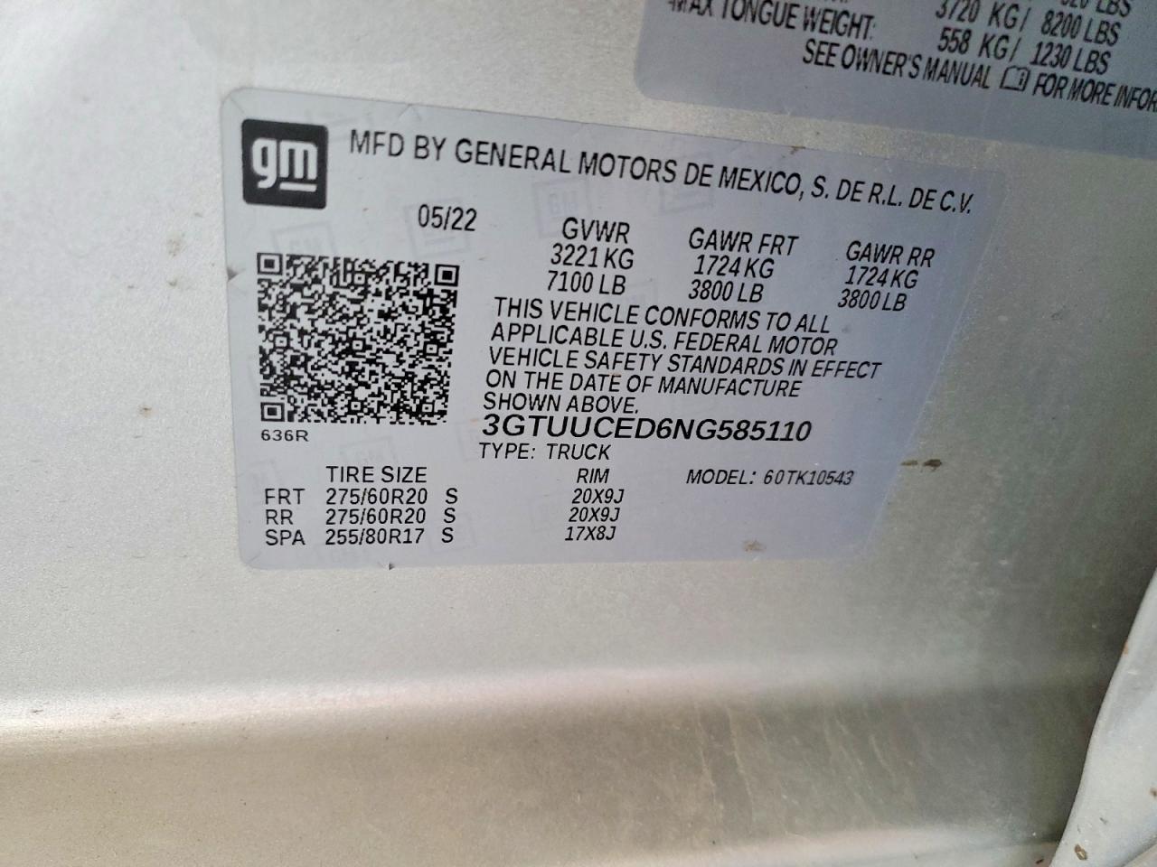 2022 GMC Sierra