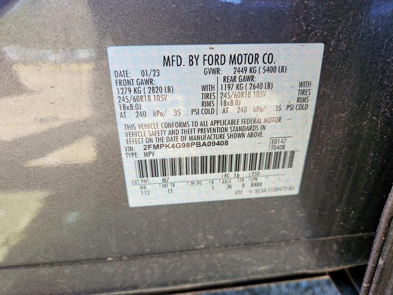 2023 FORD EDGE