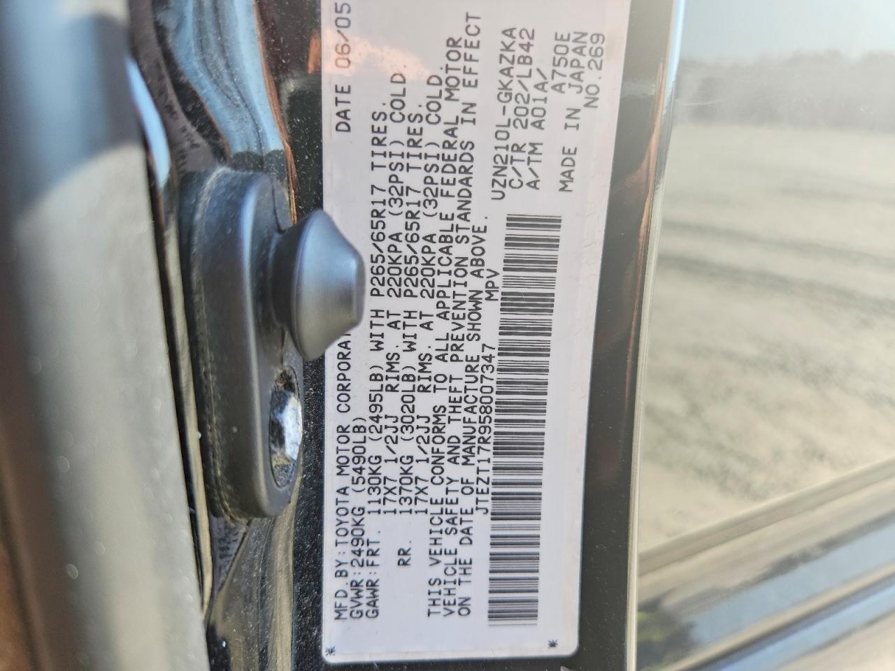 2005 TOYOTA 4Runner