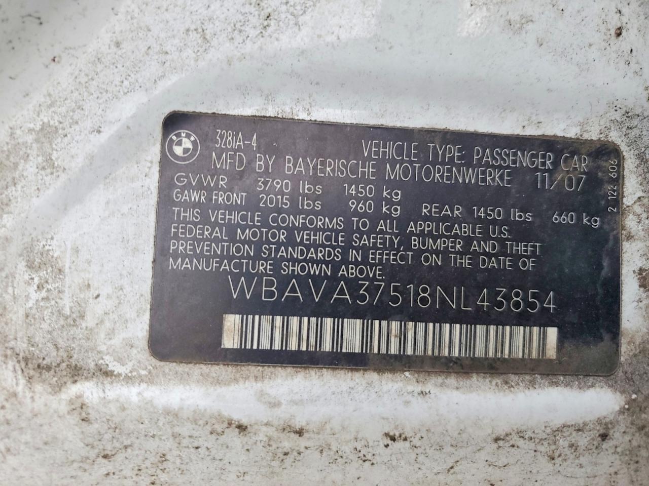 2008 BMW 3 SERIES