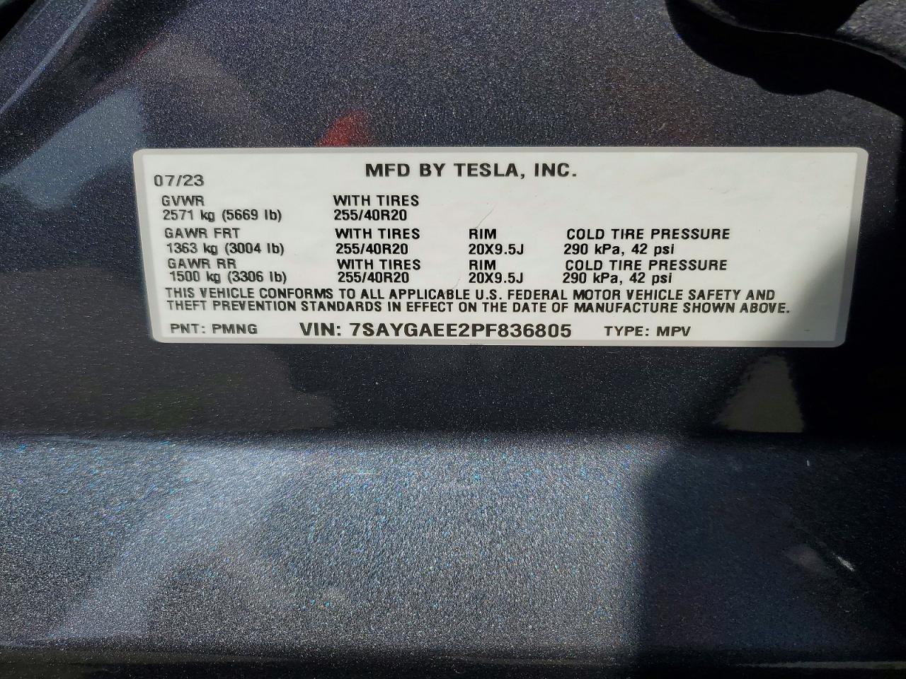 2023 TESLA MODEL Y
