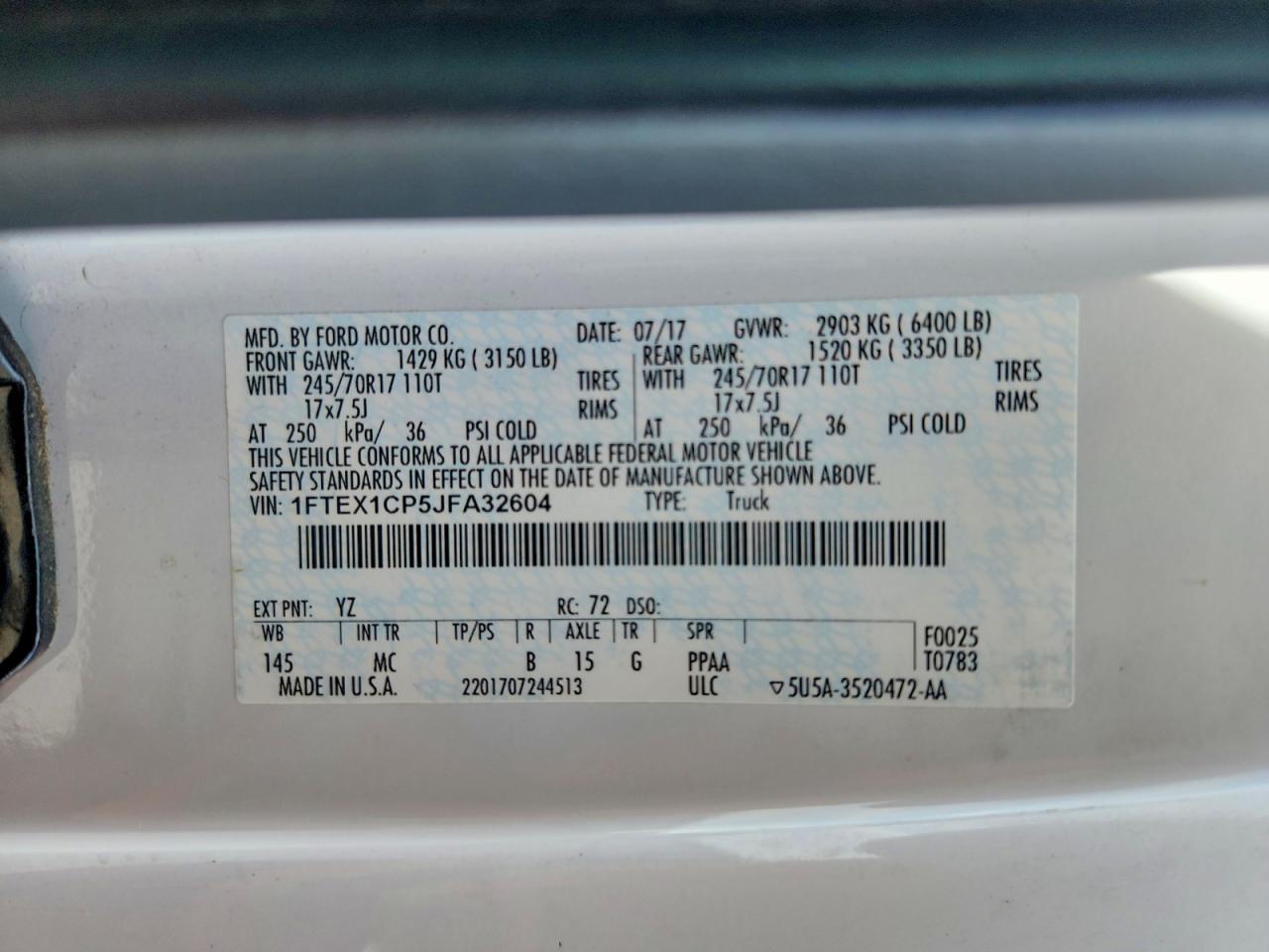 2018 FORD F-150